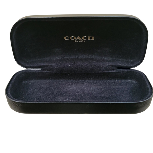 Coach Black Eyeglass Case Pre-owned Condition - Picture 1 of 3